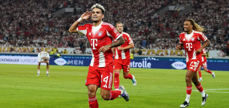 Bayern Munich lift Supercup as Luis Diaz scores debut goal