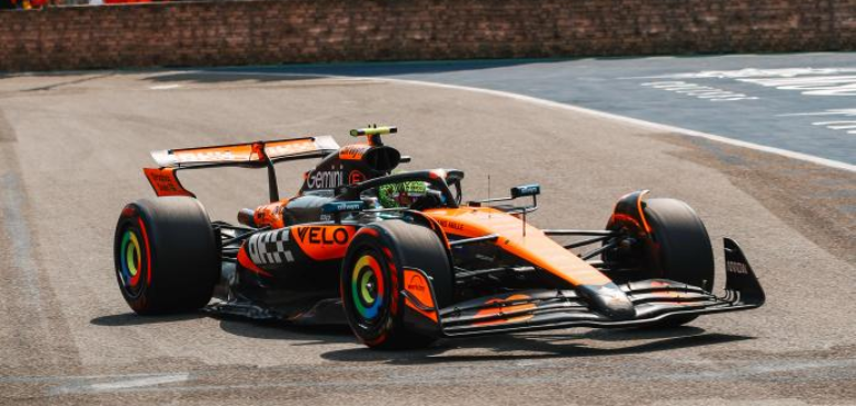 Lando Norris Takes Charge in Azerbaijan GP Practice