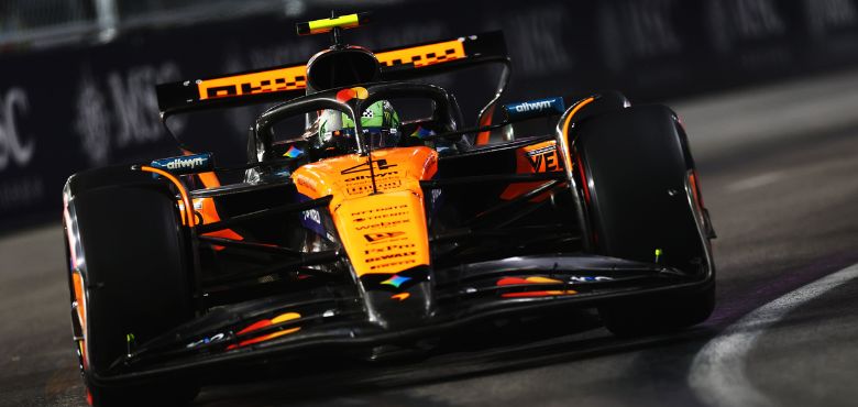 Norris Leads Las Vegas GP FP2 as Late Red Flags Halt Running